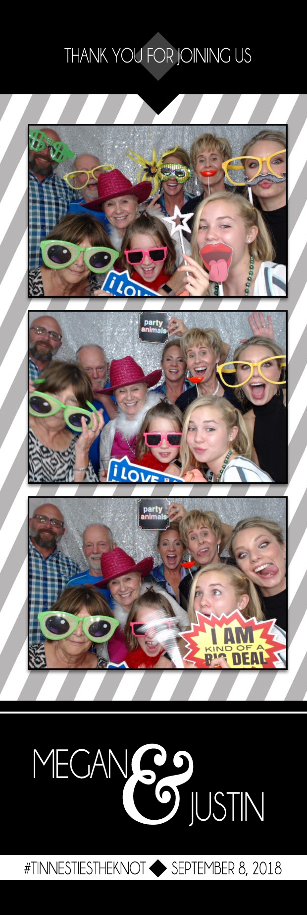 Megan and Justin's Wedding | View more photos from the event at gallery.photoboothbillings.com/u/PhotoBoothBillings/Megan-and-Justins-Wedding